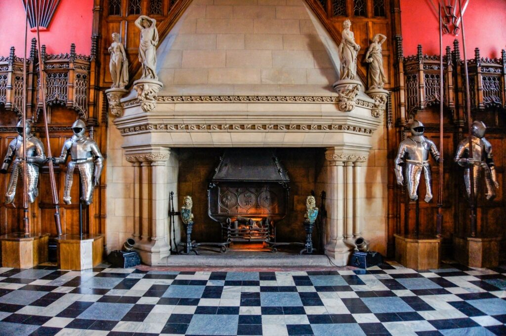 View of the Great Hall in Edinburgh Castle