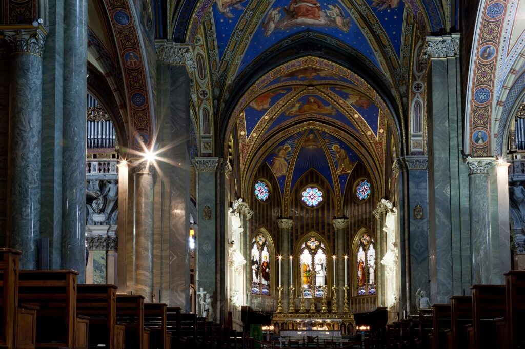 View inside Santa Maria Sopra Minerva