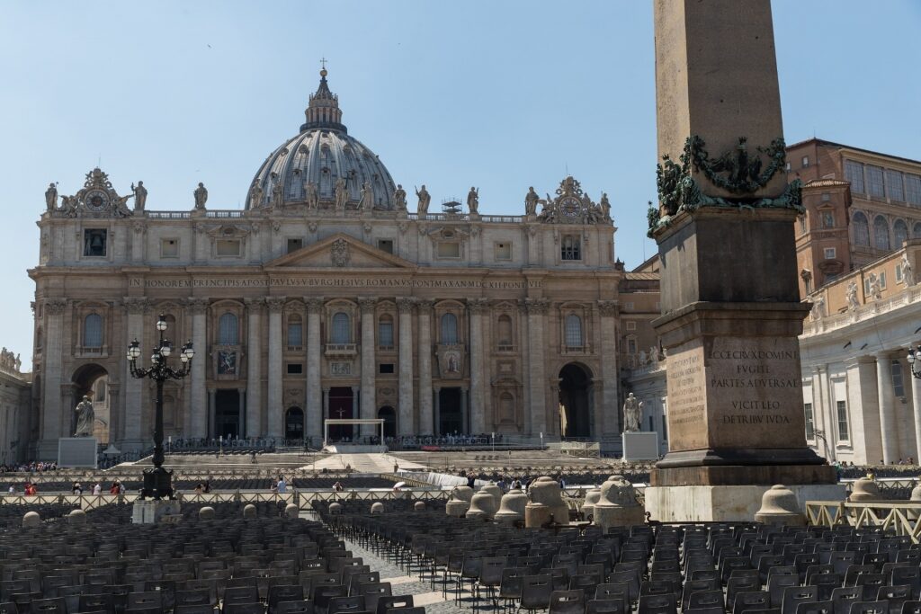 St. Peter's Basilica, one of the best churches in Rome