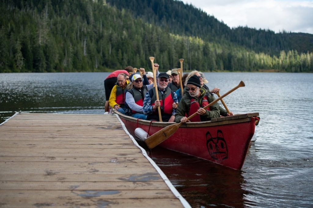 People on a kayak tour in Ketchikan