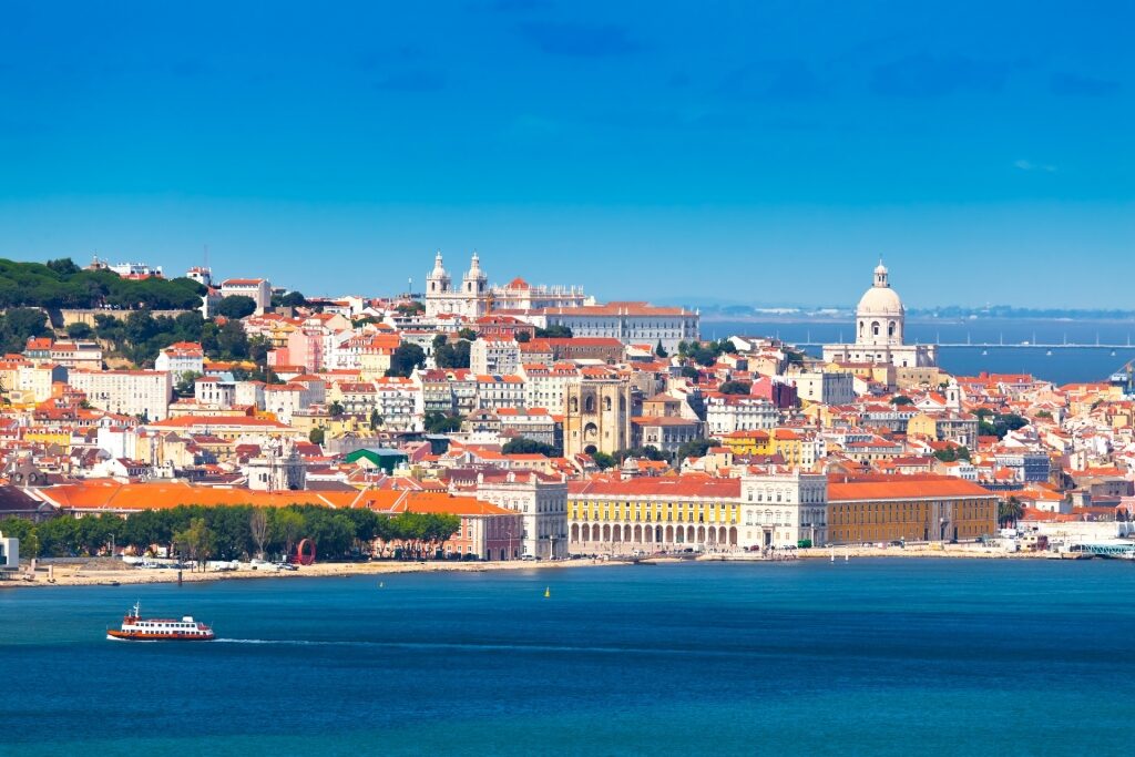 View of Lisbon from the water