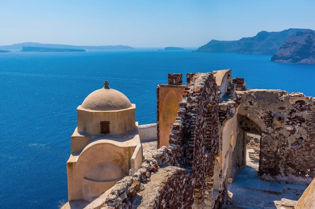 Historic site of Castle of Oia
