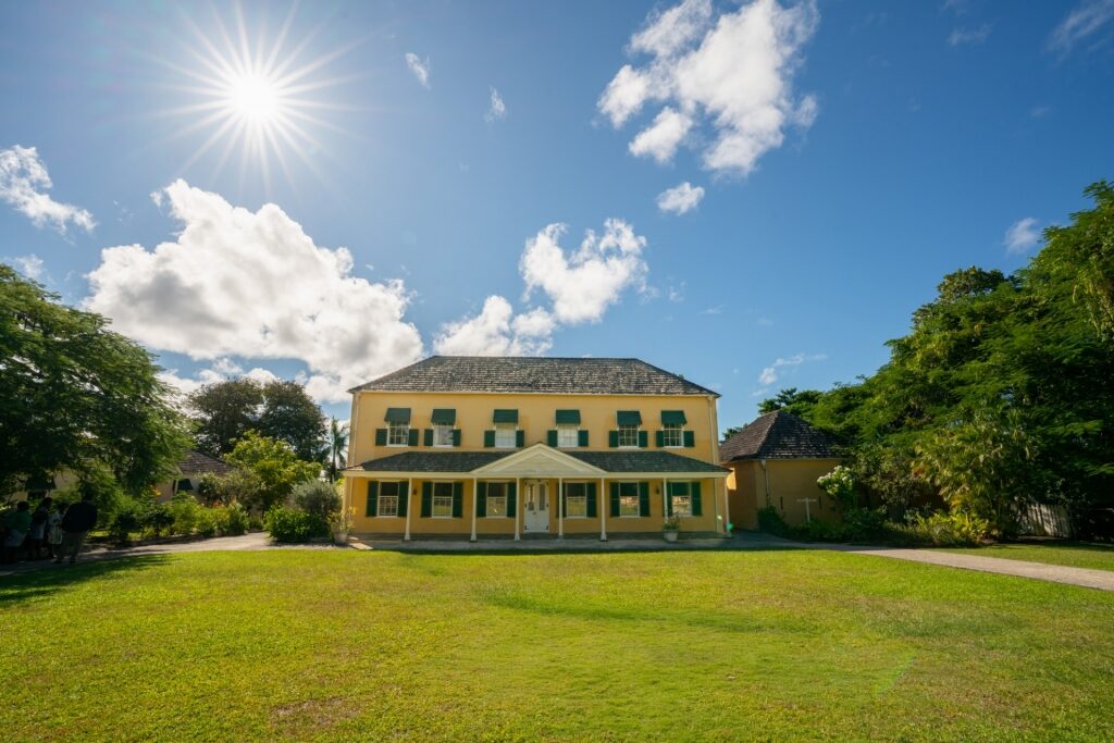 Visit George Washington House, one of the best things to do in Bridgetown Barbados
