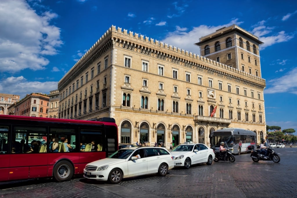 Street view of Rome