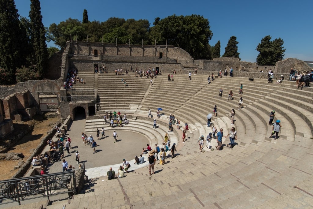 Historic site of Pompeii