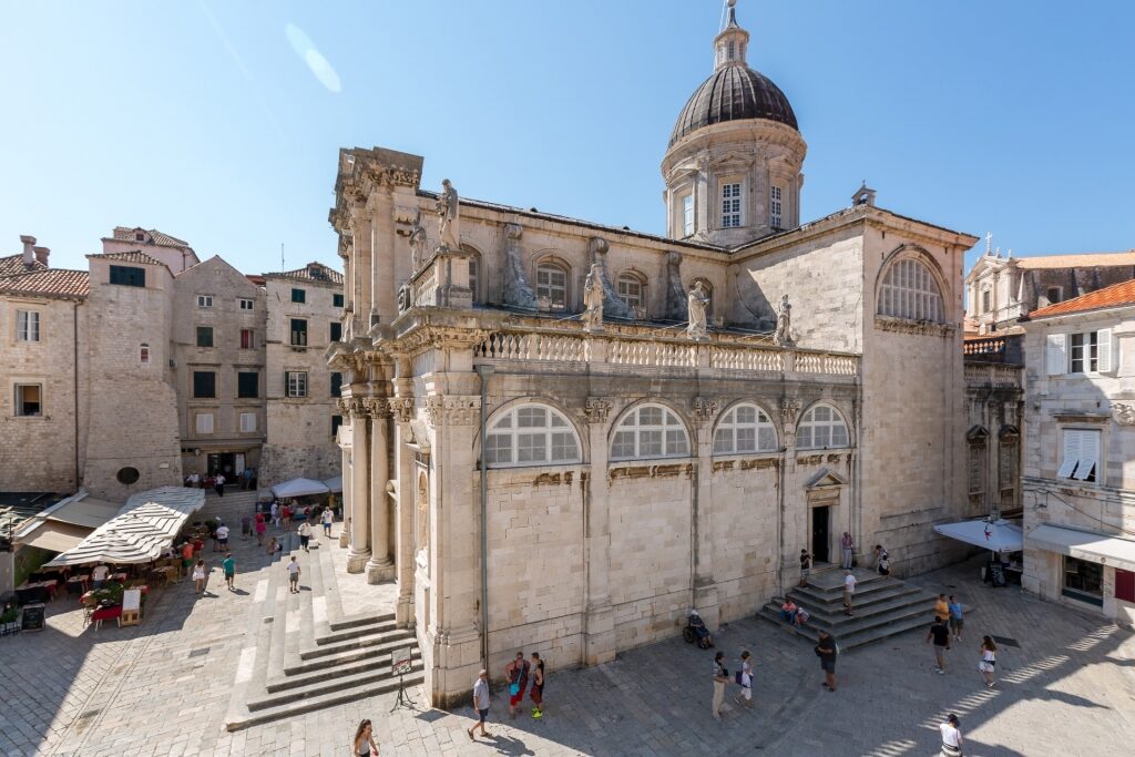 Exterior of Cathedral of the Assumption of the Virgin Mary, Dubrovnik