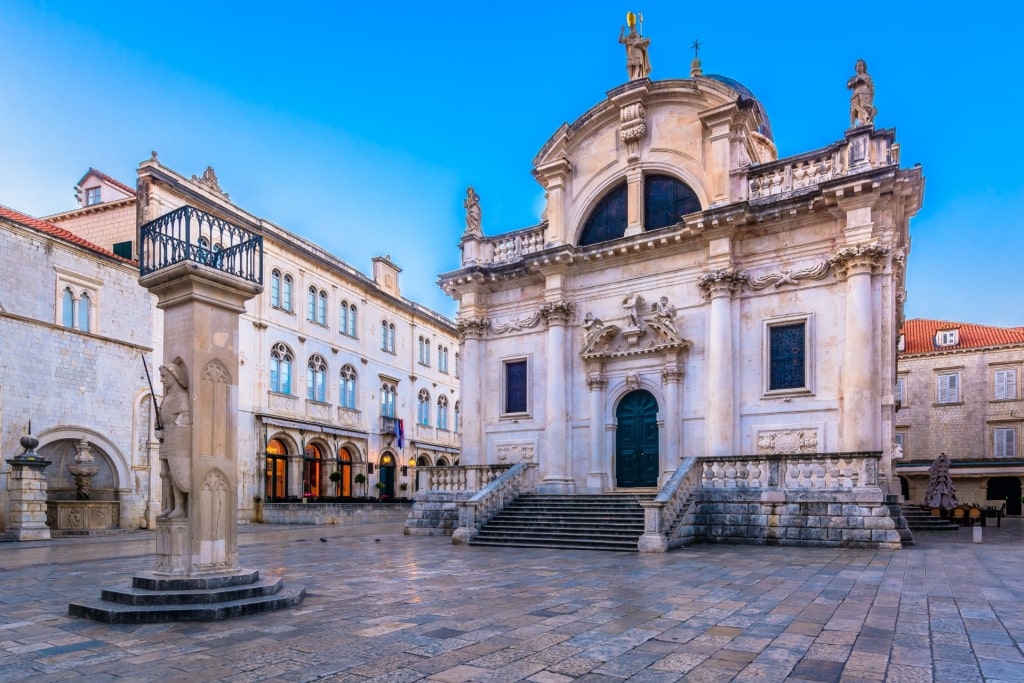 Exterior of St. Blaise, Dubrovnik