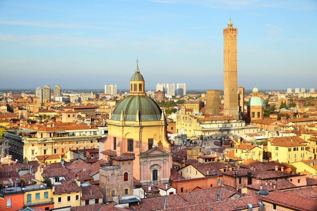 City view of Bologna, Italy