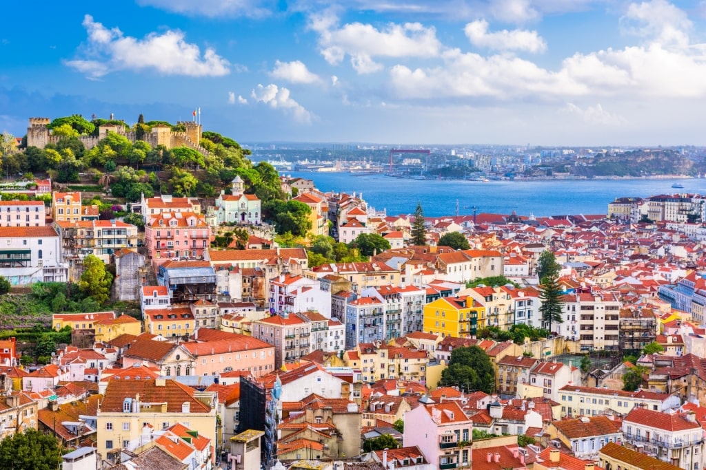 Aerial view of Lisbon, Portugal