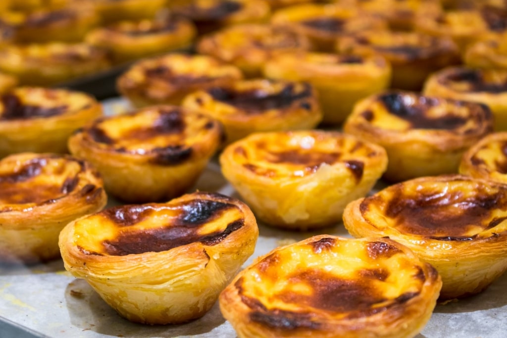 Plate of pastel de nata