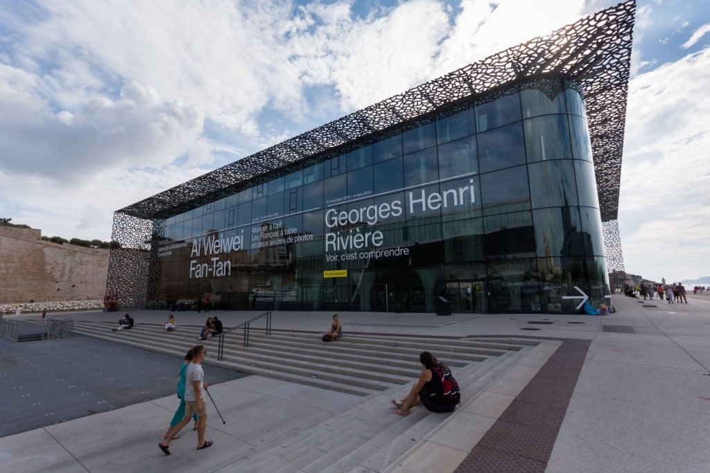 Exterior of Museum of Civilizations of Europe and the Mediterranean (Mucem), Marseille