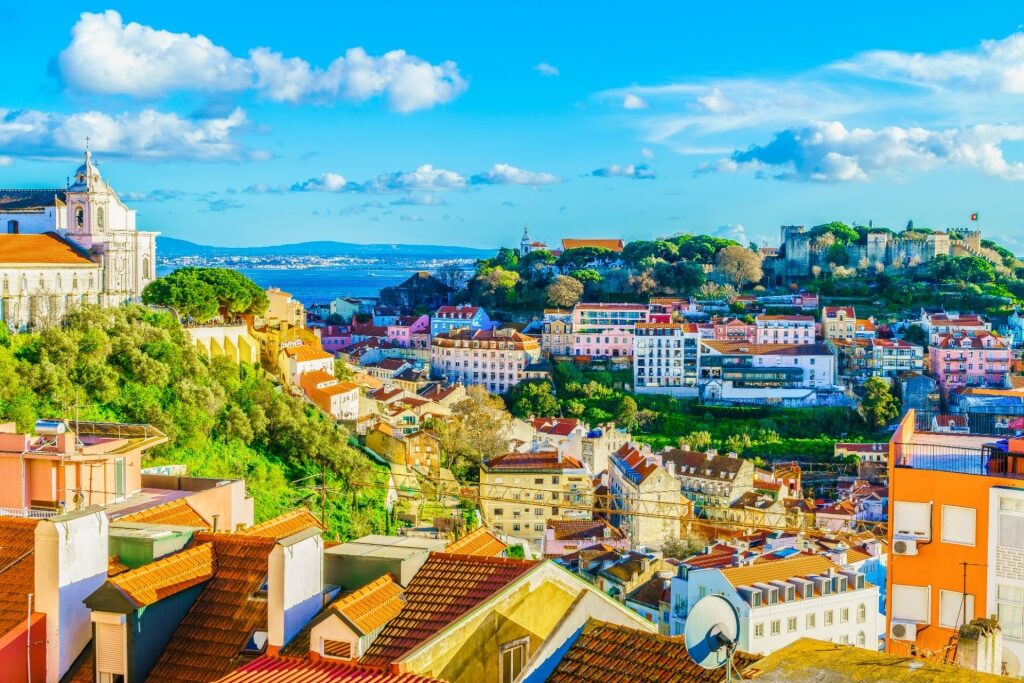 View of Alfama in Lisbon, Portugal