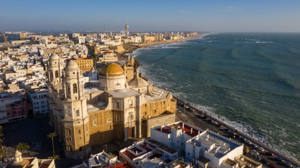 Beautiful waterfront of Cadiz