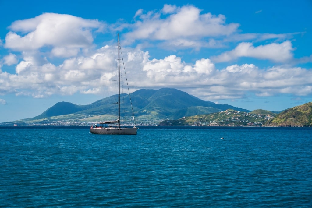 St Kitts & Nevis, one of the prettiest islands in the Caribbean