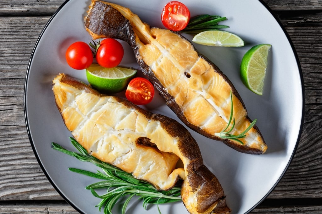 Plate of Halibut