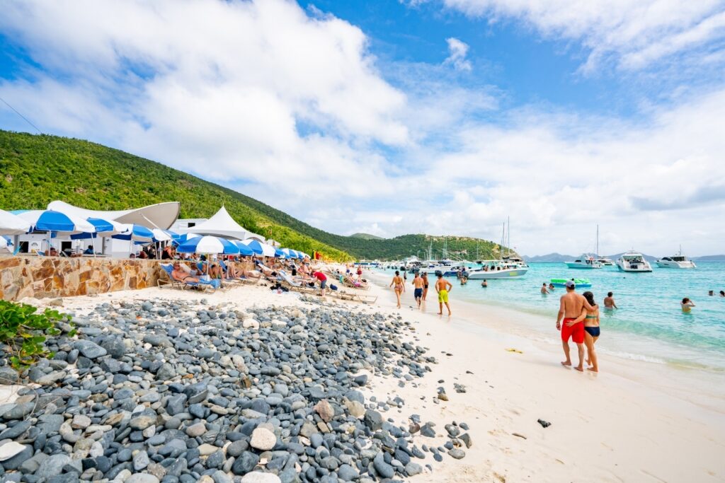 Visit beaches in Tortola, one of the best things to do in the British Virgin Islands