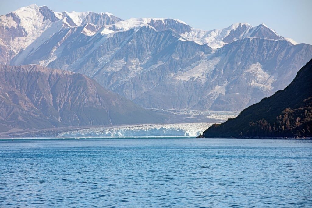 Hubbard Glacier, one of the best whale watching in Alaska