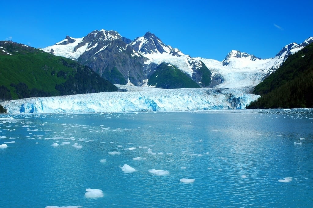 Beautiful landscape of Prince William Sound