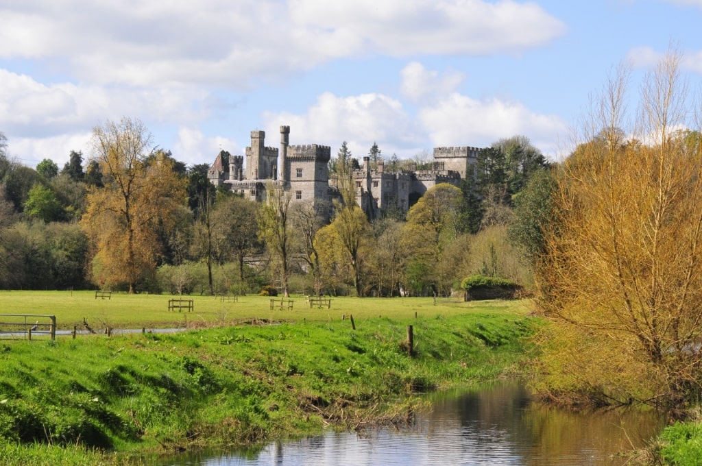 View of Lismore Castle in the fall