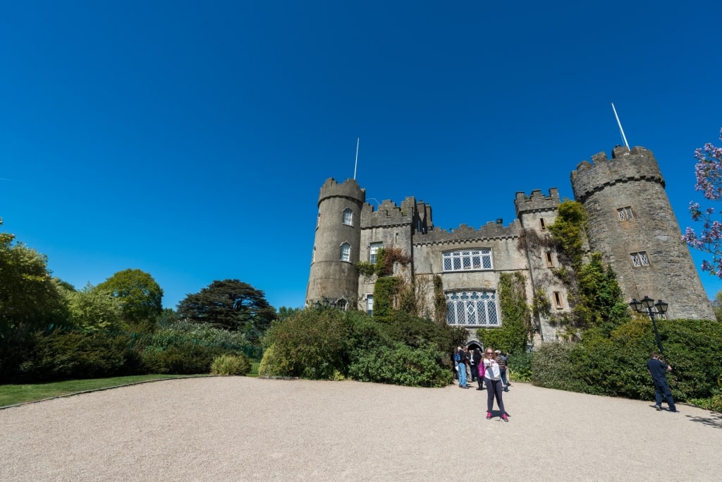 People exploring Malahide Castle