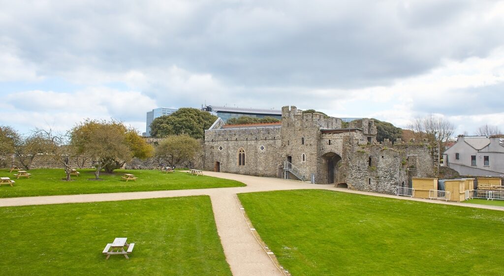 Historic Swords Castle in Ireland