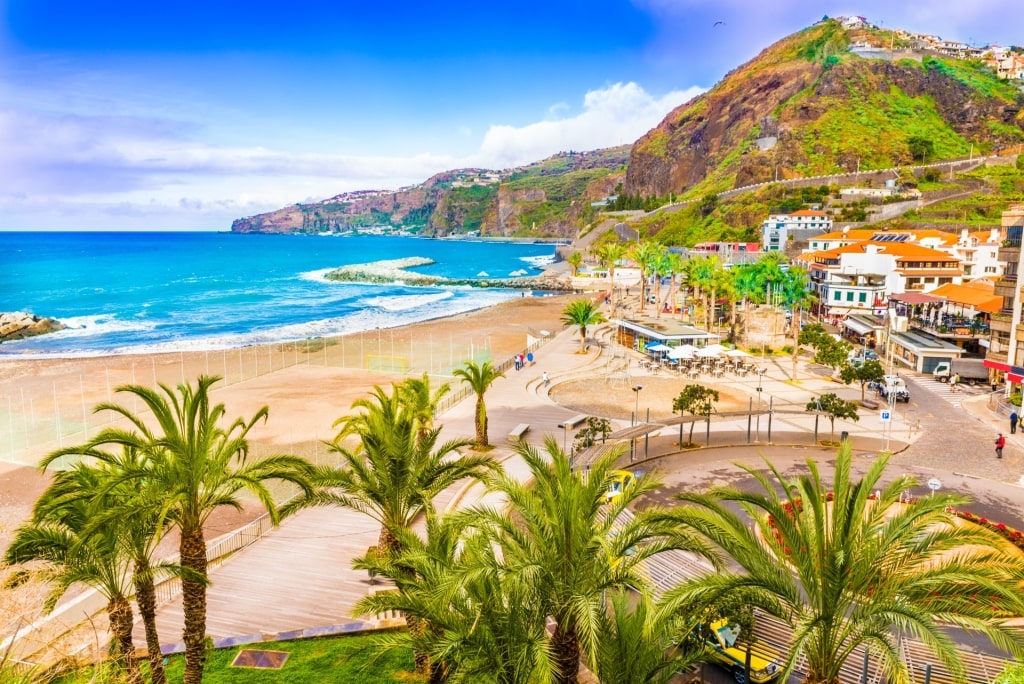 Shoreline of Ribeira Brava, Madeira