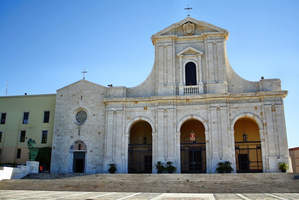 Exterior of Bonaria Sanctuary