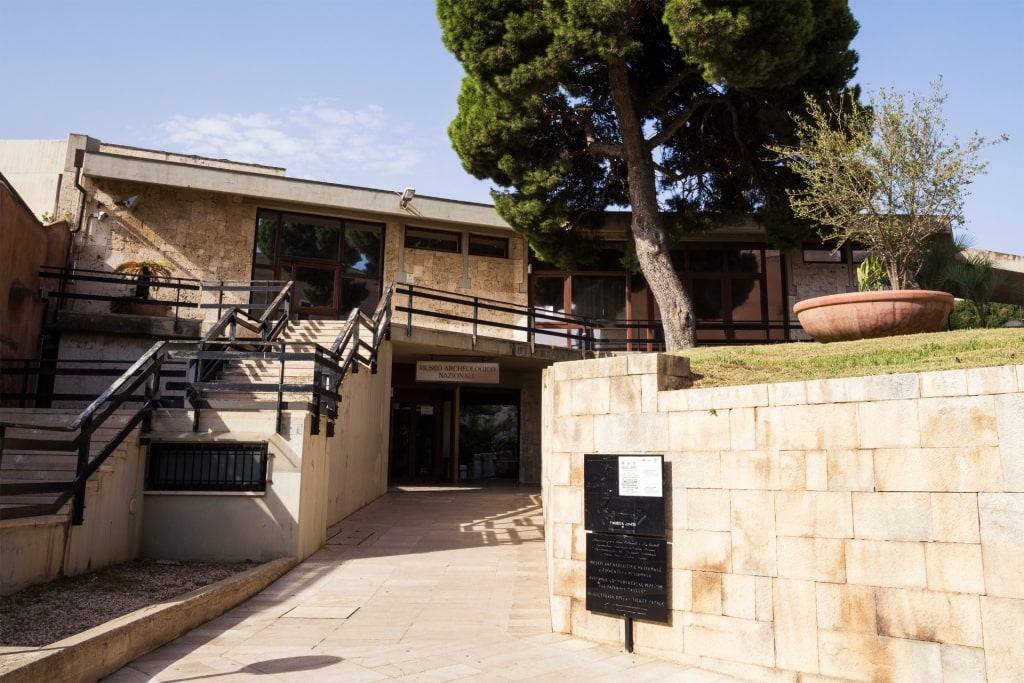 Exterior of the National Archeology Museum in Cagliari