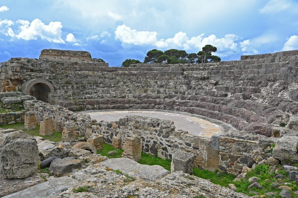 Historic ruins of the Roman City of Nora