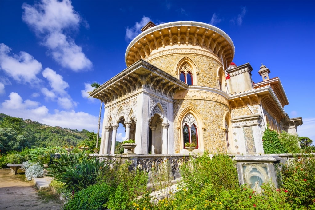 Amazing architecture of Palacio de Monserrate