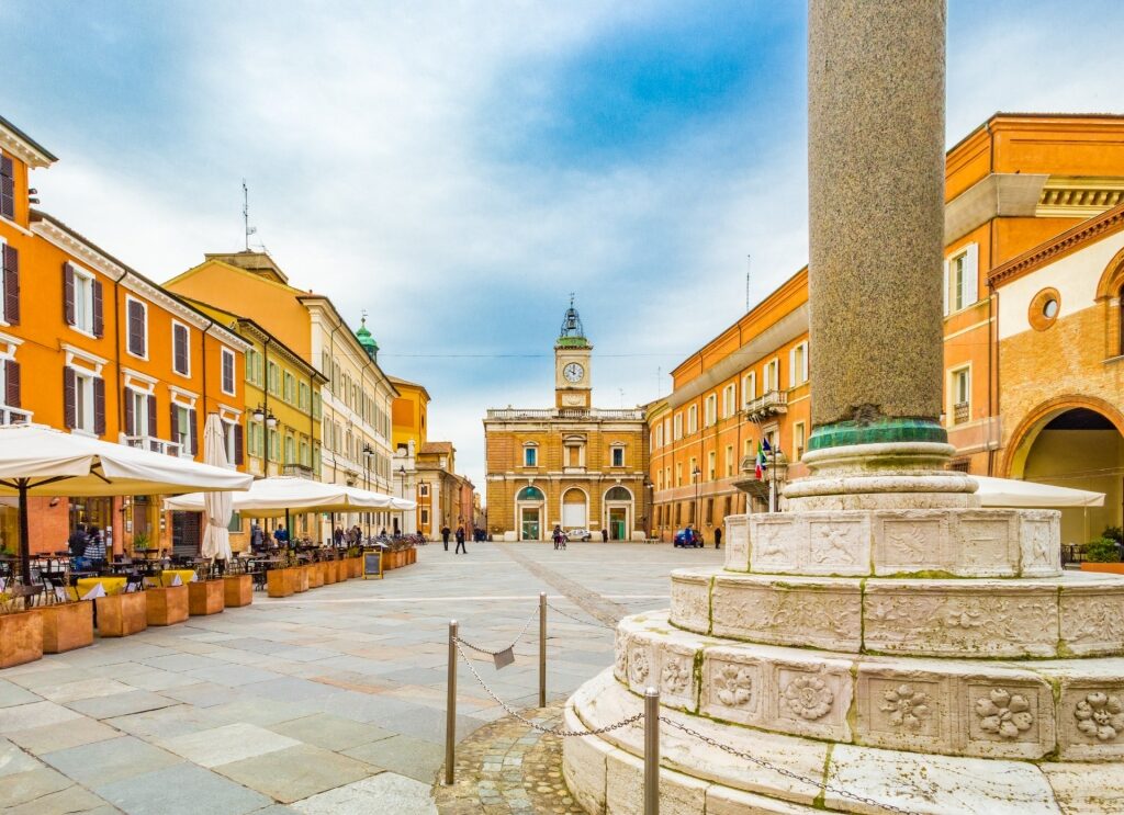 Street view of Ravenna, Emilia-Romagna