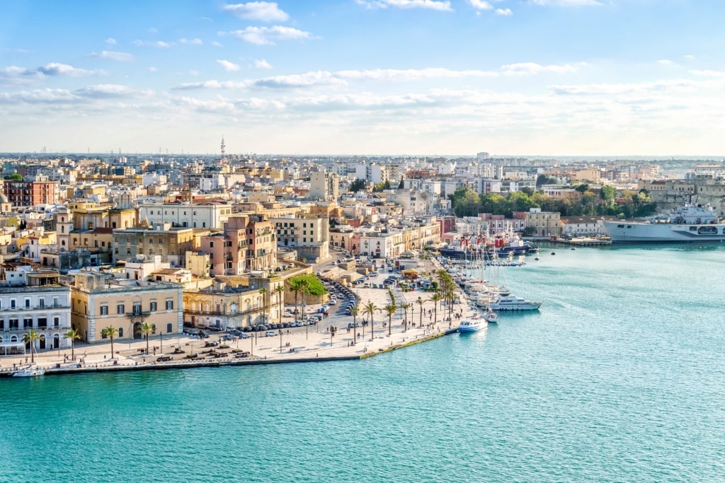 Waterfront view of Brindisi, Puglia