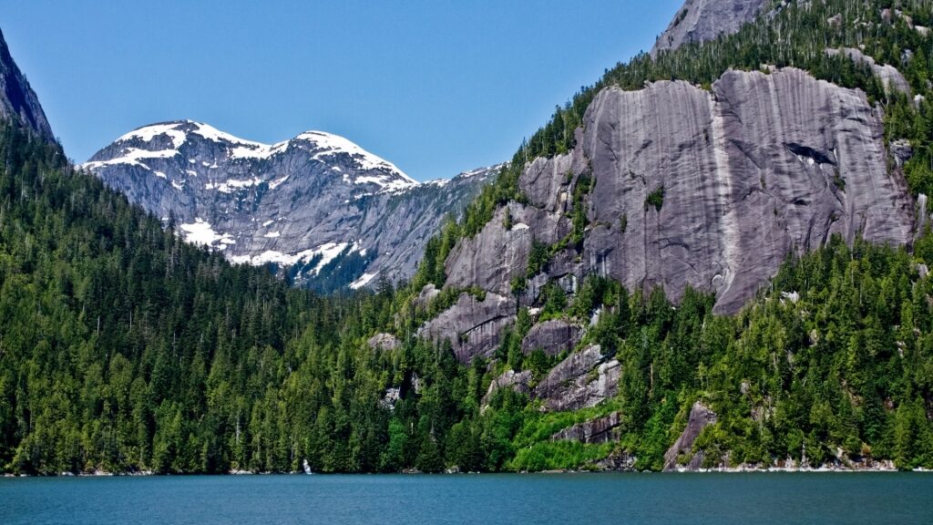 Beautiful landscape of Misty Fjords National Monument Wilderness