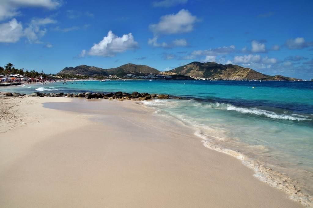 Fine sands of Orient Bay Beach, St. Martin