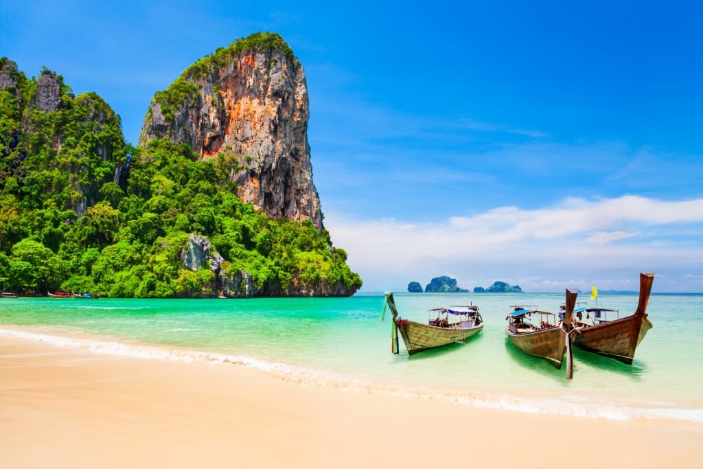 Beautiful scenery of Phi Phi Island, near Phuket, Thailand 