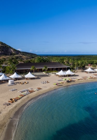St Kitts beach, one of the best beaches in December