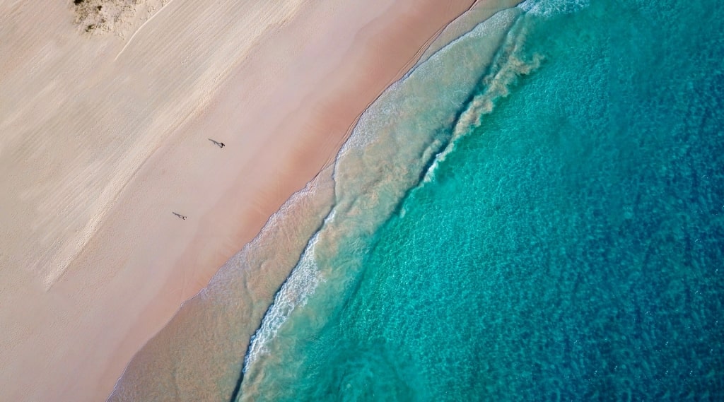 Pink sands of Horseshoe Bay Beach, Bermuda