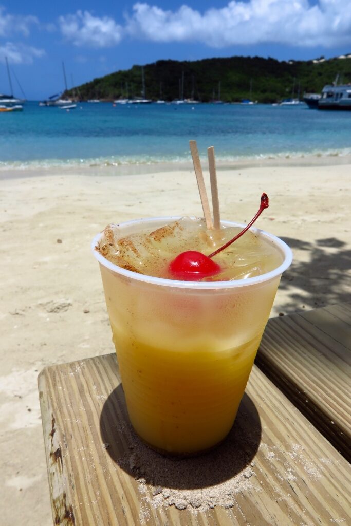 Cup of PainKiller in BVI