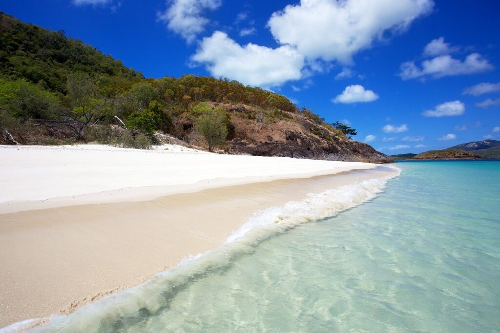 White sands of Whitehaven Beach in Whitsunday Islands, Australia