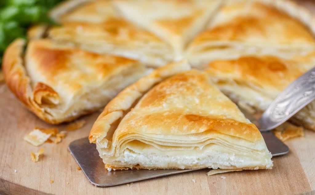 Plate of tiropita