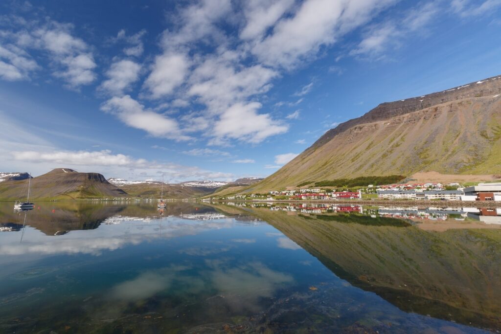 Beautiful waterfront of Isafjordur