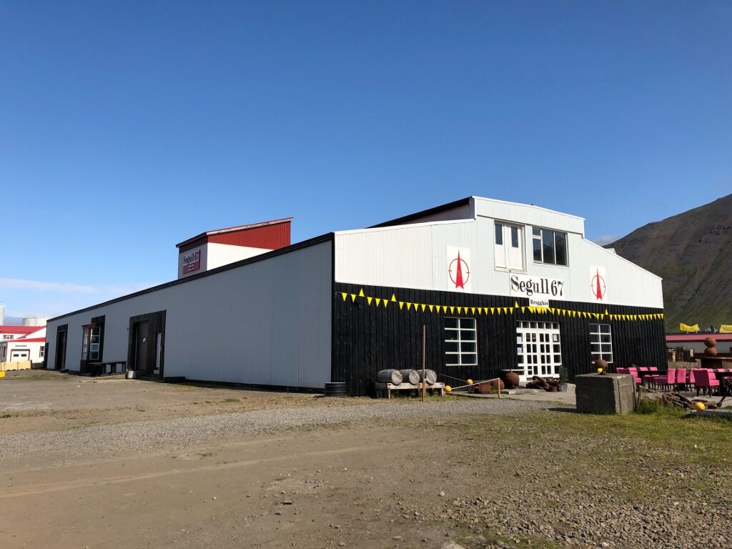 Exterior of Segull 67 Brewery, Akureyri