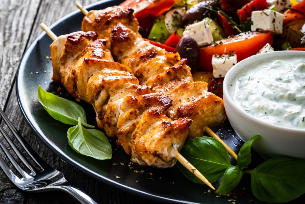 European food - Souvlaki