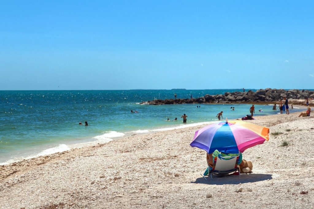 Key West beaches - Fort Zachary Taylor State Park