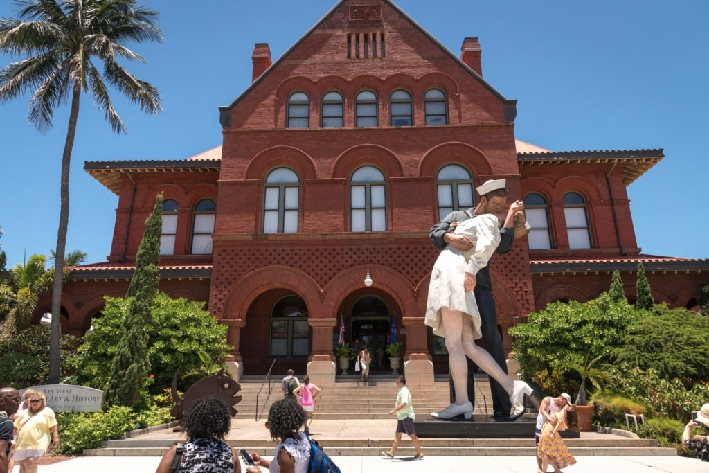 Iconic statue in Key West, Florida