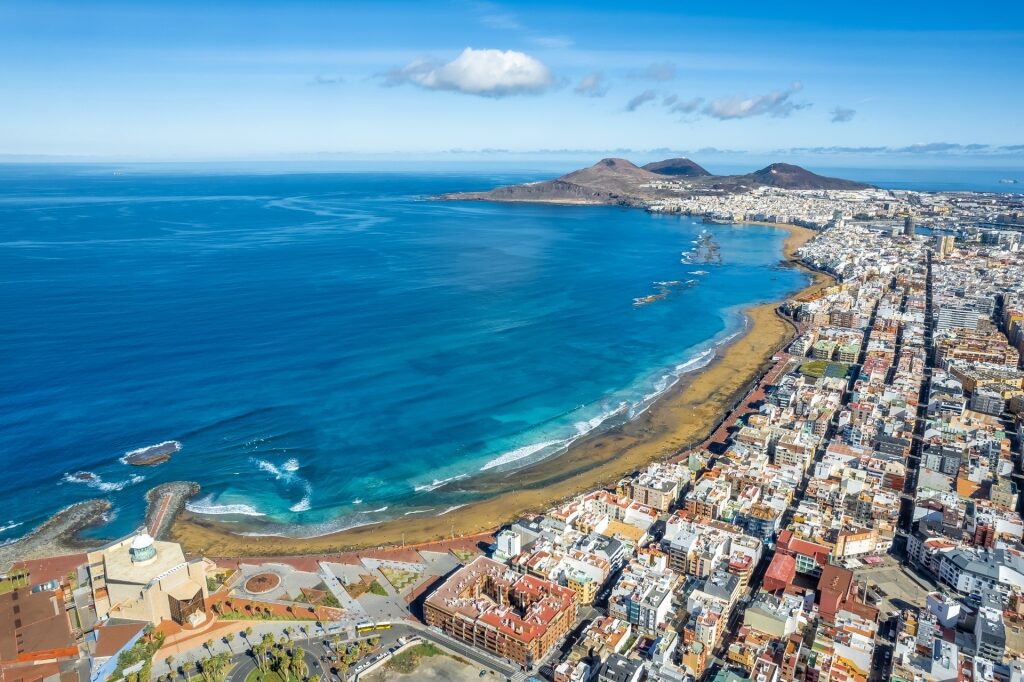 Shoreline of Gran Canaria in the Canary Islands