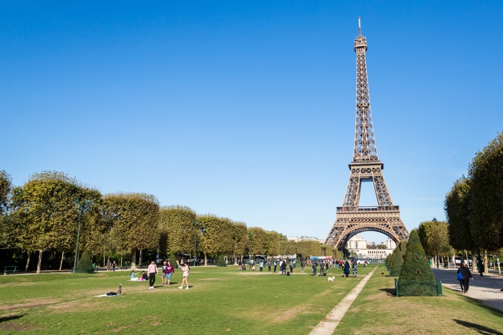 Eiffel Tower, one of the best views in Paris