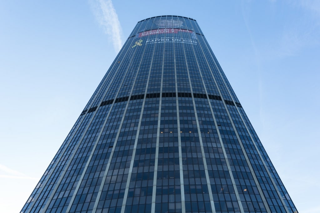 Massive building of Montparnasse Tower