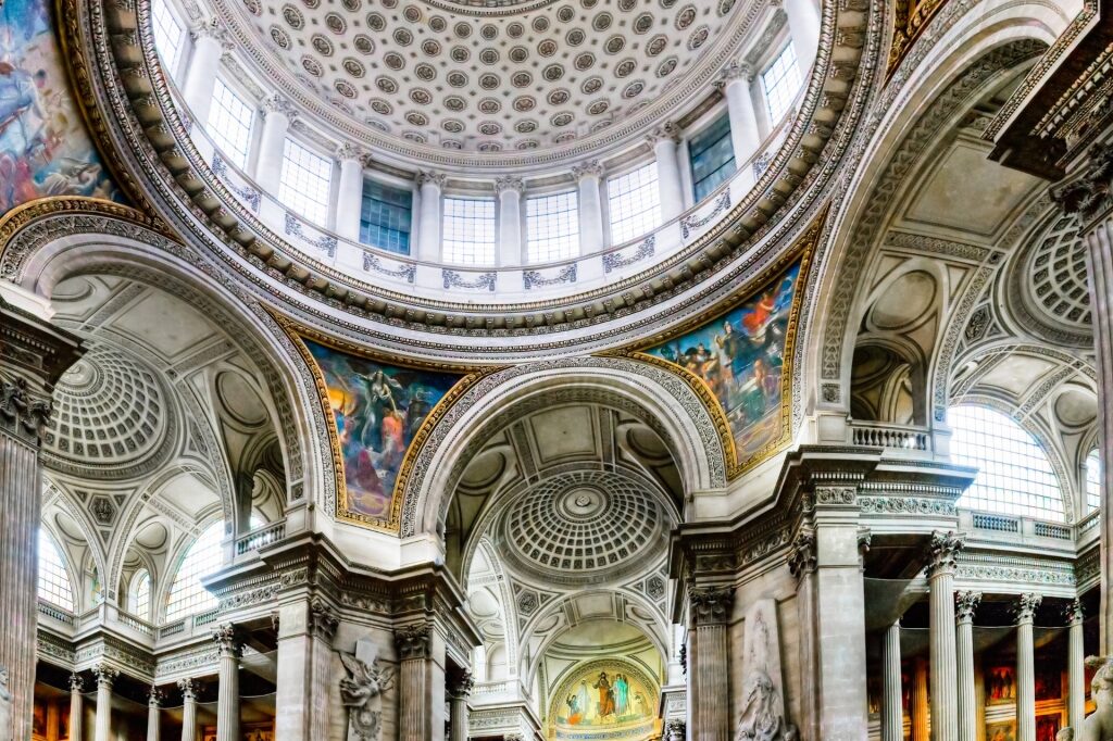 View inside the Panthéon