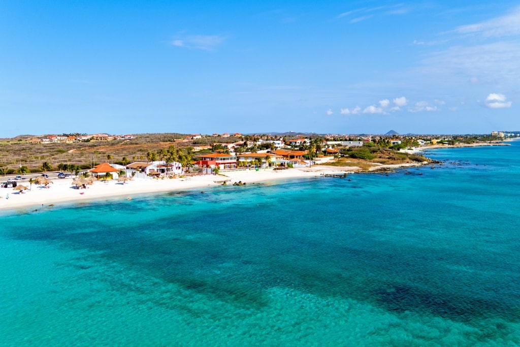 Turquoise waters of Boca Catalina, Aruba